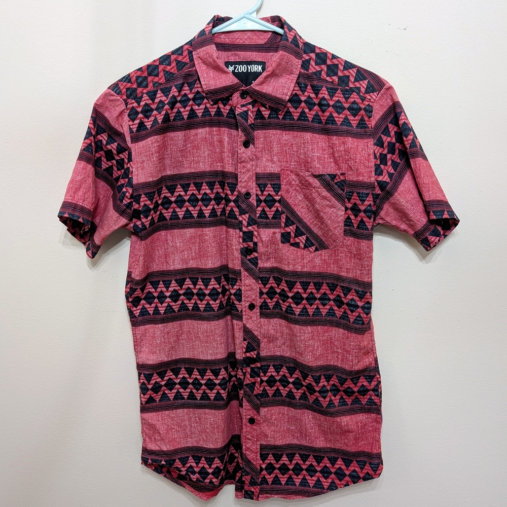 Zoo York Red Patterned Men's Shirt